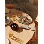 Ferm Living Erena ruokalautanen, 29 cm, kerma, sisustuskuva