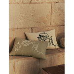 Ferm Living Vuelo tyyny, 40 x 60 cm, luonnonvärinen, sisustuskuva