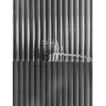 Ferm Living Haze wall cabinet, vetro scanalato, acciaio inossidabile spazzolato, immagine decorativa