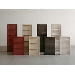 Ferm Living Haze wall cabinet, vetro scanalato, acciaio inossidabile spazzolato, immagine decorativa
