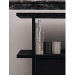 Ferm Living Kona bookcase cabinet insert, dark-stained oak, decoration image