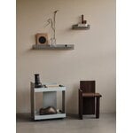 Ferm Living Lager wall shelf, single, large, aluminium, decoration image