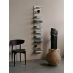 Ferm Living Lager wall shelf, tall, aluminium, decoration image