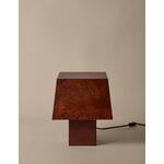 Ferm Living Burl table lamp, dark stained burl, decoration image