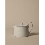 Ferm Living Flow teapot, off-white speckled, view 3