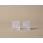 Ferm Living Ripple verres à gobelet, 2 pcs, transparent, image décorative