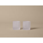 Ferm Living Ripple verres à gobelet, 2 pcs, givrés, image décorative