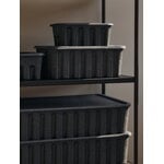 Ferm Living Paper pulp box, extra large, charcoal, decoration image