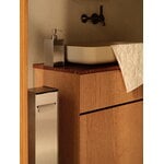 Ferm Living Sama toilet paper dispenser, brushed stainless steel, view 4