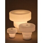 Ferm Living Ripple lampada da tavolo portatile, bianco, vista 13