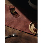 Ferm Living Baies table runner, 40 x 180 cm, dark grape - picante red, decoration image