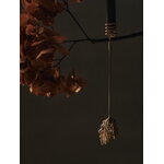 Ferm Living Oak leaf Weihnachtsbaumkerzenhalter, Set von 4, Messing, dekorationsbild
