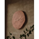 Ferm Living Melt wall clock, dark stained burl, decoration image