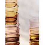 Ferm Living Boya Low juomalasit, 30 cl, 2 kpl, mauve, sisustuskuva