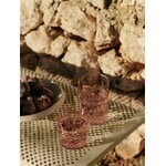 Ferm Living Boya Low juomalasit, 30 cl, 2 kpl, mauve, sisustuskuva