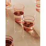 Ferm Living Bicchieri Boya Low, 30 cl, 2 pz, blush, immagine decorativa