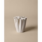Ferm Living Dedali vase, medium, off-white, decoration image