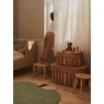 Ferm Living Apple tufted rug, 130 cm, tea green, decoration image