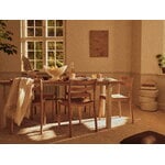 Ferm Living Atura dining table, 90 x 200 cm, light cashmere - natural oak veneer, decoration image