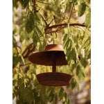 Ferm Living Cortivo bird feeder, rust, view 2