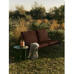 Ferm Living Desert 2-seater sofa, black - Pure Bouclé chestnut, decoration image