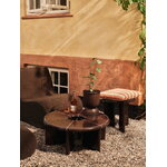 Ferm Living Hourglass pot, L, rust, decoration image