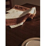 Ferm Living Hale tea towel, chestnut - frosted lime, decoration image