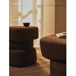 Ferm Living Plyo pouf, Staple, dark brown, decoration image