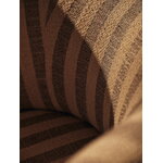 Ferm Living Fauteuil lounge Rico, sable - blanc cassé Louisiana 2, image décorative