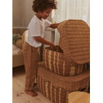 Ferm Living Rivan storage baskest, set of 2, natural rattan - off-white, decoration image
