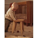 Ferm Living Feve kids stool, natural ash, decoration image