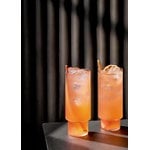 Ferm Living Ripple long drink glasses, 4 pcs, clear, decoration image