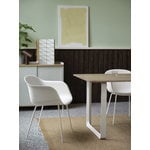 Muuto 70/70 table, 225 x 90 cm, solid oak - white