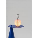 Established & Sons  Filigrana Lantern ladattava pöytävalaisin, punaraitainen, näkymä 6