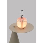 Established & Sons  Filigrana Lantern ladattava pöytävalaisin, punaraitainen, näkymä 2