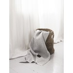 Langø Drops blanket, wool, light grey-white