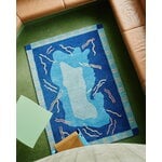 Finarte Columbus Teppich, blau, dekorationsbild