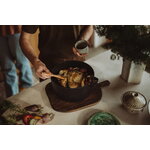 Fiskars Casseruola con coperchio Folken, 6 L, nero, immagine decorativa