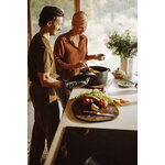 Fiskars Casseruola con coperchio Folken, 6 L, nero, immagine decorativa