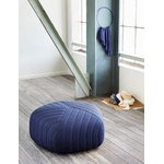 Muuto Pouf Five, blu scuro