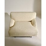 GUBI Flaneur lounge chair, black - Bouclé 001, view 2