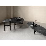Wendelbo Floema sohvapöytä, ovaali, musta - musta marmori