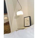 Flos Bellhop Glass S1 Pendelleuchte, helles Aluminium, dekorationsbild