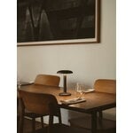 Flos Gustave table lamp, raw aluminium, decoration image