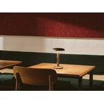 Flos Gustave table lamp, raw aluminium, decoration image