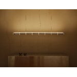 Flos Luce Cilindrica S1 suspension lamp, glass, transparent, decoration image