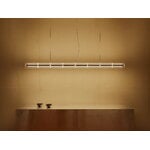 Flos Luce Cilindrica S1 suspension lamp, glass, transparent, decoration image