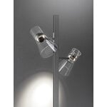 Flos Nocturne 2 floor lamp, cone, silver, decoration image