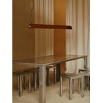 Flos Seki-han suspension lamp, brown, decoration image