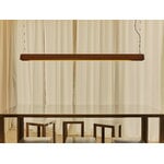 Flos Seki-han suspension lamp, brown, decoration image